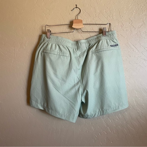 Southern Tide Green Swim Shorts - Picture 2 of 7